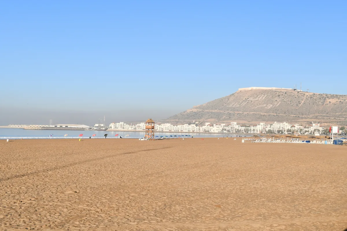 Agadir — Atlantic beach and bay