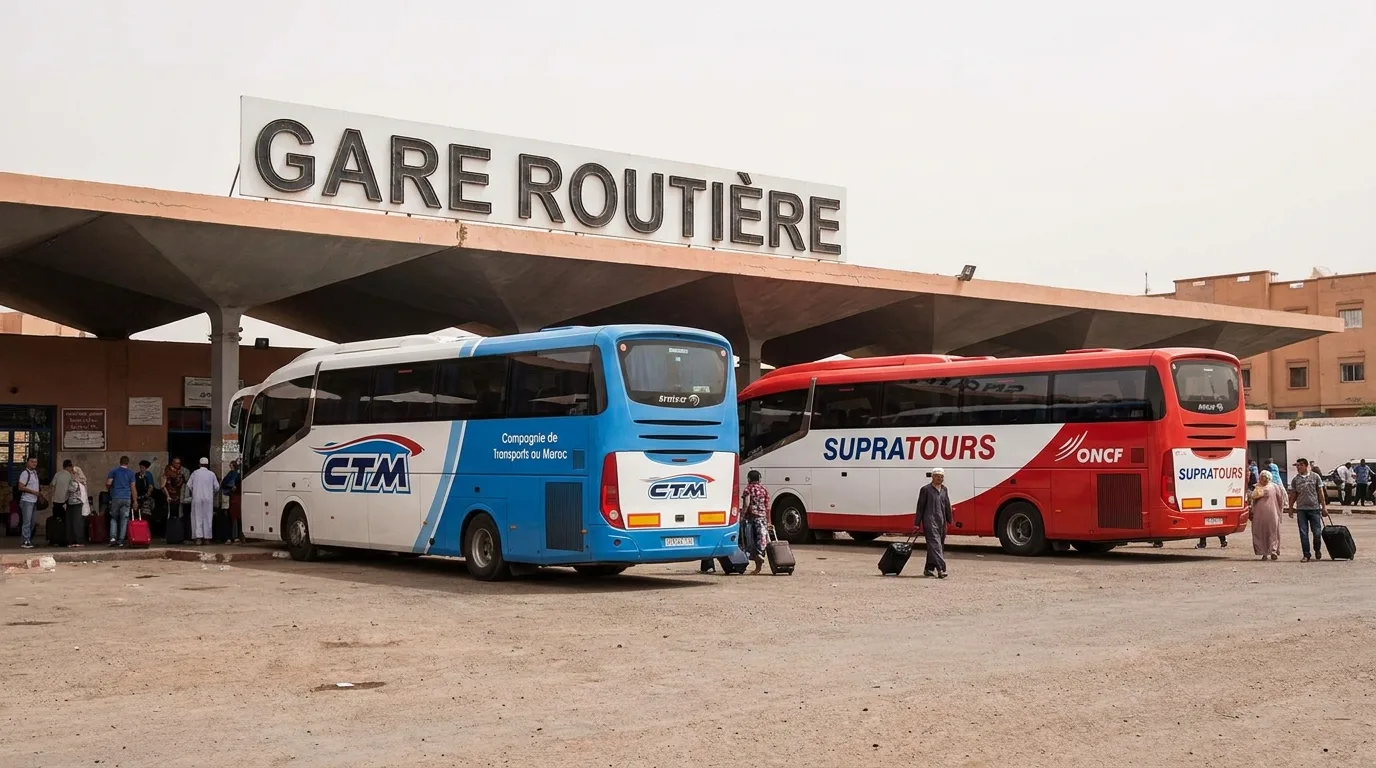 CTM long-distance bus — Morocco's main intercity coach network