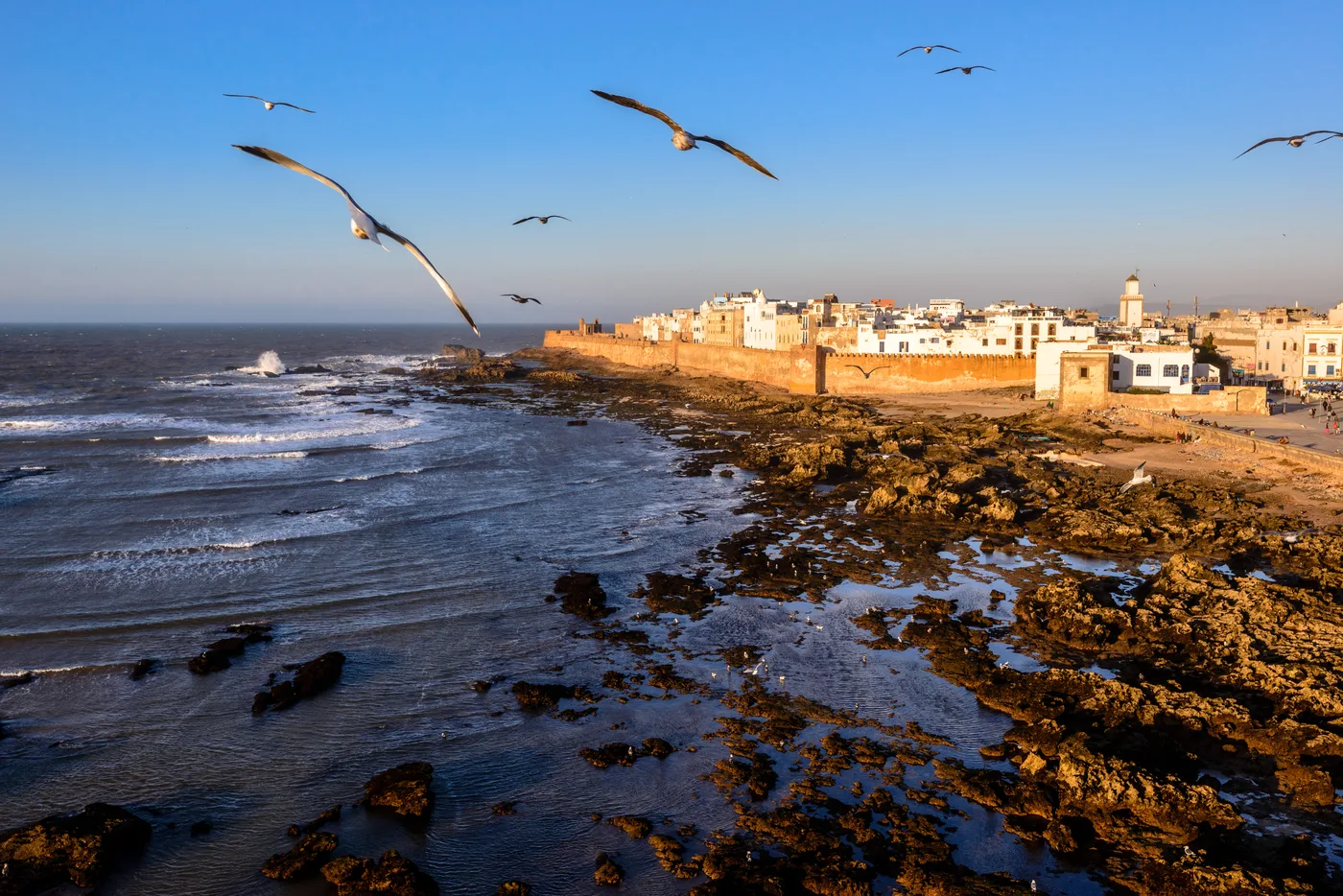 Essaouira ramparts — the Atlantic wall