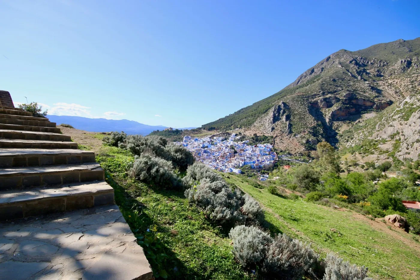 The Rif Mountains above Chefchaouen