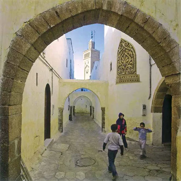 Quartier Habous — arcaded streets of Casablanca's New Medina